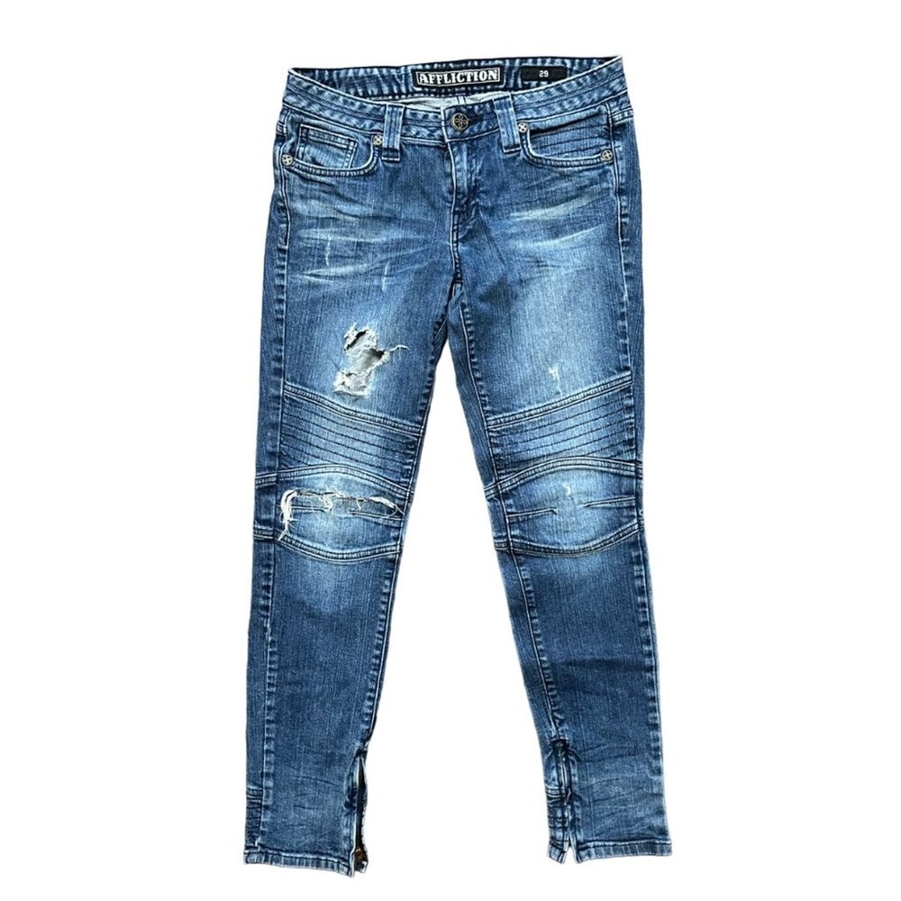 Affliction Women's Skinny Jeans - Blue
